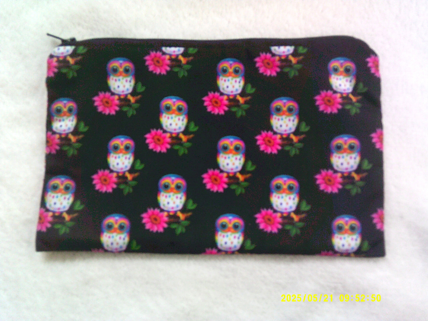 Zipper pouch, Multicoloured Owls