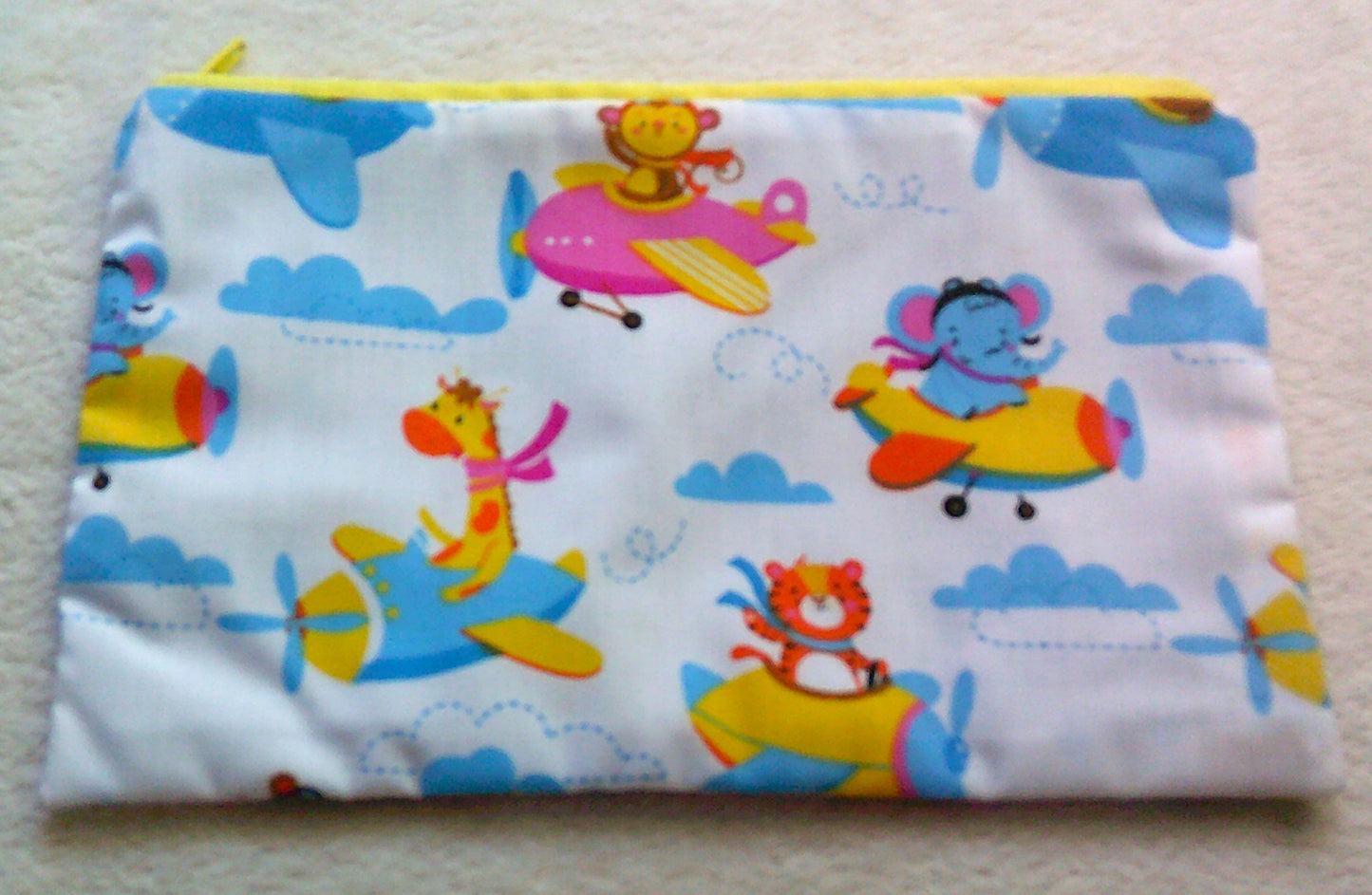 Pencil Case Animals in Aeroplanes
