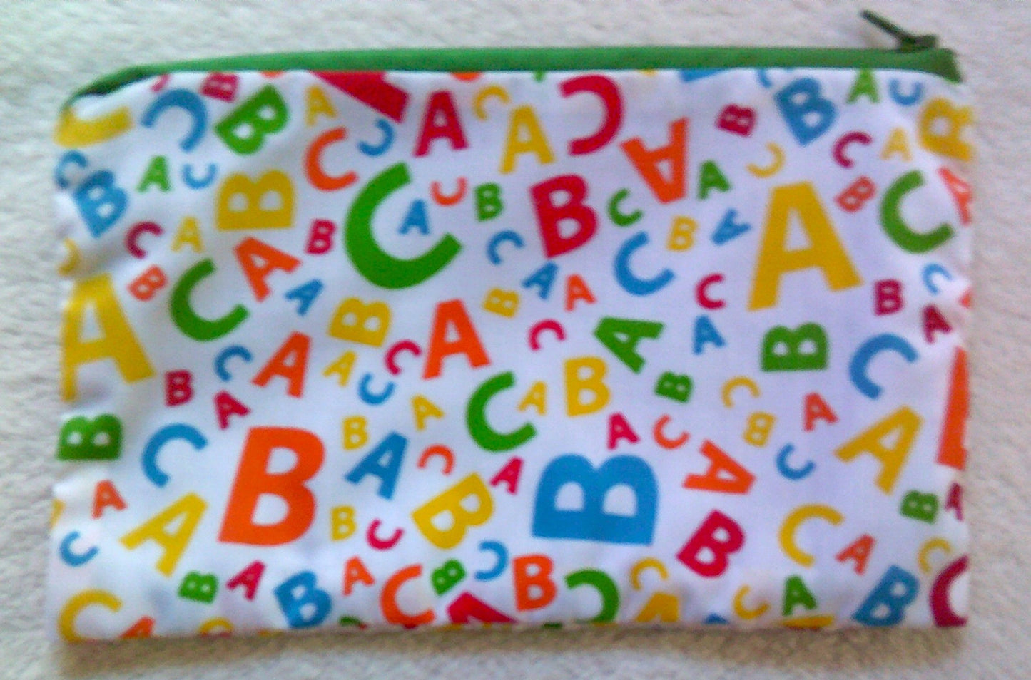 Pencil Case A,B,C on White