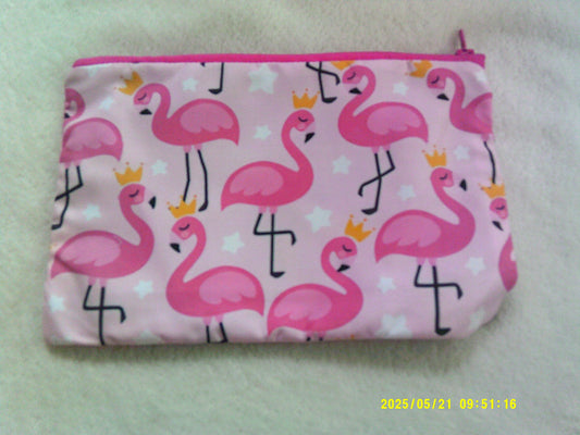 Zipper pouch, Flamingo 3
