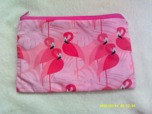 Zipper pouch, Flamingo 5