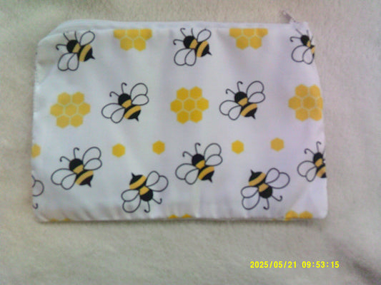 Zipper pouch, Bees