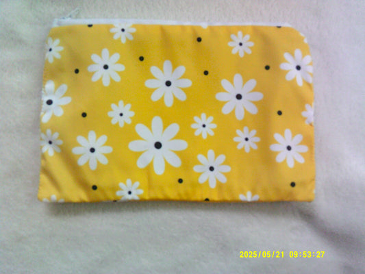 Zipper pouch, Bright Flower