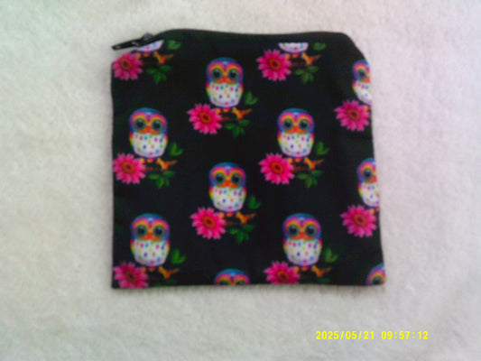 Coin purse , Multicoloured Owls